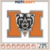 Bear Mascot Embroidery Design 3 Sizes