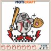 Baseball Embroidery Design 4x5x7 Inch