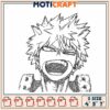 Bakugo Embroidery Design 3 Sizes 4x5x7 Inch 1 Bakugo Embroidery Design 3 Sizes 4x5x7 Inch