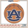 Auburn Tigers Basketball Embroidery Design
