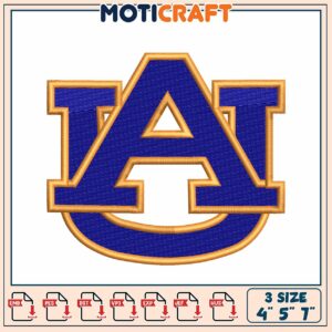Auburn University Logo Embroidery Design