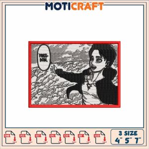 Attack on Titan Embroidery Patch