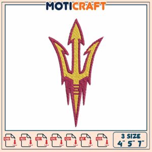 ASU Sun Devils Embroidery Design