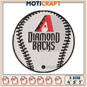 Arizona Diamondbacks Baseball Embroidery