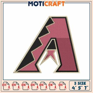 Arizona Diamondbacks Embroidery Design
