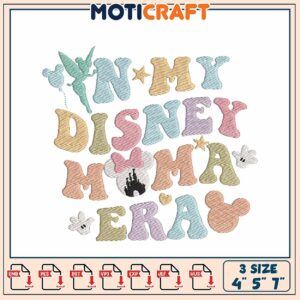 Disney Mom Embroidery Design Multisize Patterns for Crafts Disney Mom Embroidery Design Multisize Patterns for Crafts
