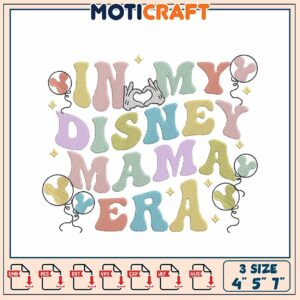 Disney Mama Era Embroidery Design Disney Mama Era Embroidery Design