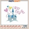 Disney Castle Best Day Ever Embroidery Design 1 Disney Castle Best Day Ever Embroidery Design