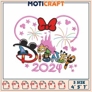 Disney 2024 Embroidery Design for Creative Projects and Crafts