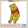 Cute Winnie the Pooh Embroidery Design for Craft Projects