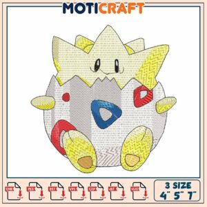Cute Poké Egg Embroidery Design for Crafting Enthusiasts