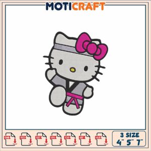 Cute Hello Kitty Embroidery Design for Unique Craft Projects