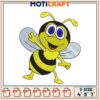 Cute Bee Embroidery Design 4x5x7 Inch 2 Cute Bee Embroidery Design 4x5x7 Inch