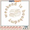 Weekend is booked embroidery, the weekenders book​ ​embroidery