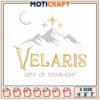 Velaris star mountain embroidery, velario tijuana​ embroidery