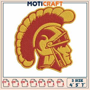 Usc symbol viking embroidery, lincoln trojans baseball​ embroidery