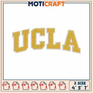 Ucla football logo embroidery, ucla bruins football​ embroidery