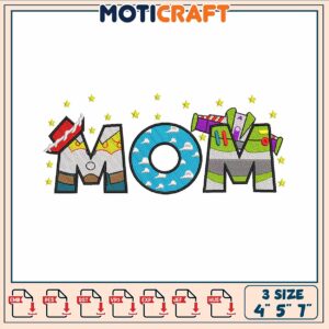 Toy story design embroidery, cast for toy story​​ ​embroidery