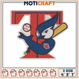 Toronto blue jay embroidery, toronto blue jays tickets​ embroidery