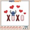 Stitch love xoxo embroidery, angel stitch plush embroidery 2 Stitch love xoxo embroidery, angel stitch plush embroidery