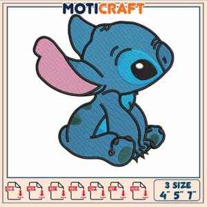 Stitch cute disney embroidery, lilo and stitch costume​​​ ​embroidery