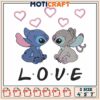 Stitch and angel love embroidery, angel lilo and stitch embroidery 2 Stitch and angel love embroidery, angel lilo and stitch embroidery