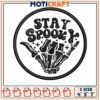 Stay spooky ghost embroidery, spooky wall art embroidery 2 Stay spooky ghost embroidery, spooky wall art embroidery