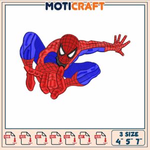 Spider man fight embroidery, spiderman movies​ embroidery