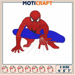 Spider man design embroidery, spiderman homecoming​​ embroidery