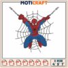 Spider flying embroidery, spider man disney plus​ embroidery
