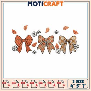 Sorta sweet bow embroidery, bow clip art​​ ​embroidery