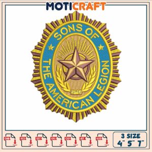 Sons of the american legion embroidery, american son​ embroidery