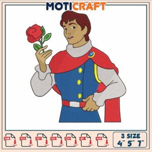 Snow white prince embroidery, snow white costume​​ ​embroidery