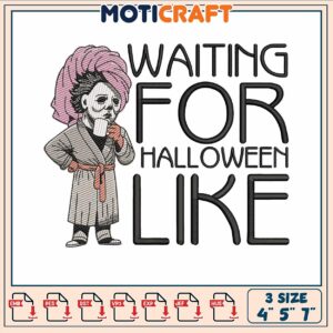 Slasher waiting for embroidery, slasher killer​​​ ​embroidery