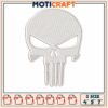 Skaliton head embroidery, sue skeleton drawing​​​ embroidery