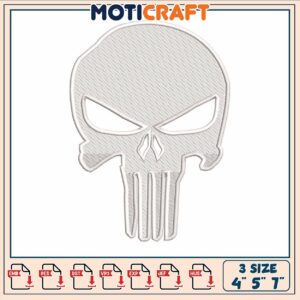 Skaliton head embroidery, sue skeleton drawing​​​ embroidery