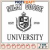 Silly goose unniversity embroidery, silly goose university meme​ embroidery