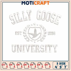 Silly goose embroidery, drawings of a goose​​ embroidery