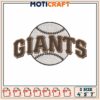 San jose giants logo embroidery, giants baseball today​ embroidery