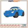 Sally carrera embroidery, car cartoon car embroidery 2 Sally carrera embroidery, car cartoon car embroidery