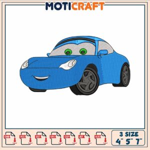 Sally carrera embroidery, car cartoon car​ ​embroidery