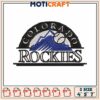 Rockies colorado embroidery, colorado rockies logo​ embroidery