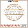 Rhysands logo art embroidery, rhysand fanart​ embroidery
