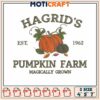 Pumpkin farm embroidery, hagrid's pumpkin farm​ embroidery