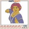 Princess fiona embroidery, fiona and prince charming embroidery 2 Princess fiona embroidery, fiona and prince charming embroidery