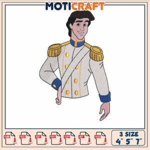 Prince eric embroidery, prince eric costume​​ ​embroidery