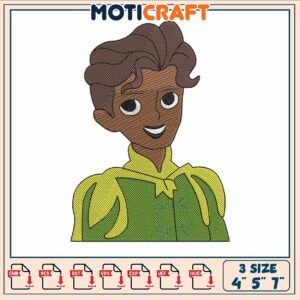 Prince tiana embroidery, tiana disney prince​​​ ​embroidery