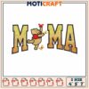 Pooh bear mama dance embroidery, pooh bear cartoon​​ ​embroidery