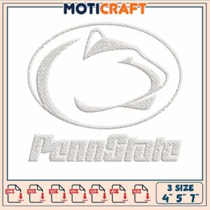 Penn state symbols embroidery, penn state score​​​ embroidery