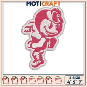 Ohio state logo embroidery, ohio state buckeyes baseball​ embroidery